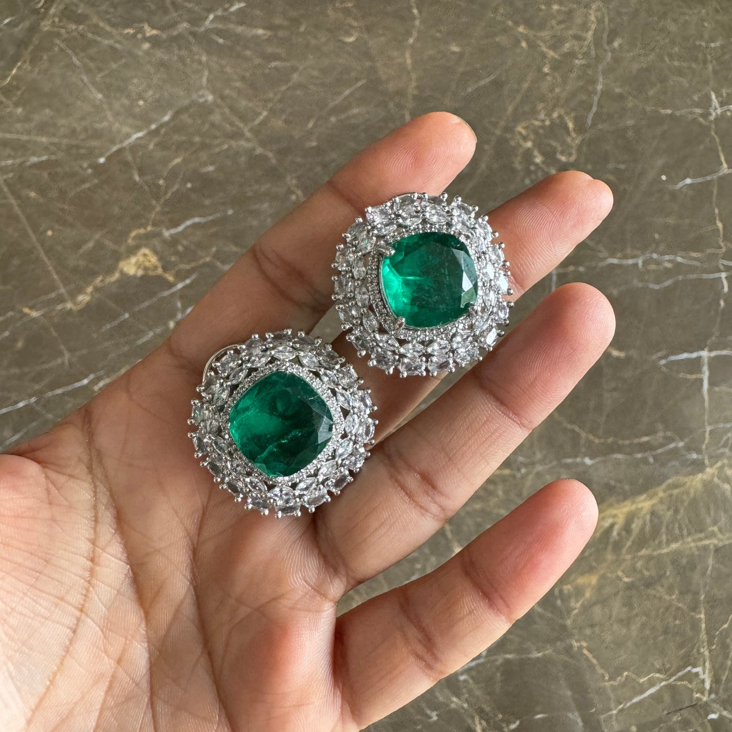 Emerald Studs