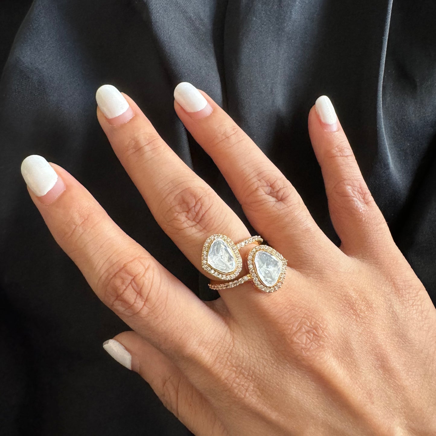 Dual Stone Ring