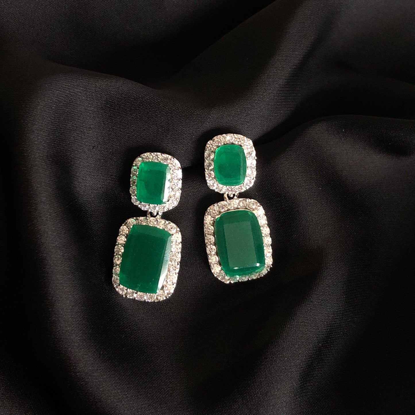 Erika Emerald Earrings