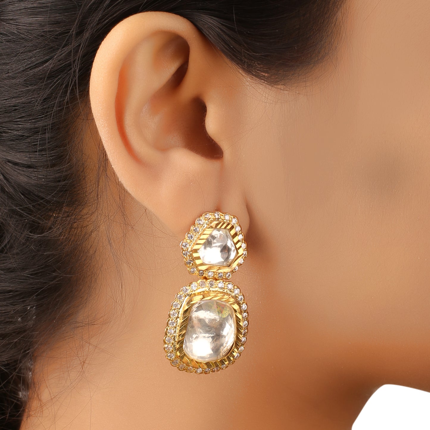Two Toned Earring