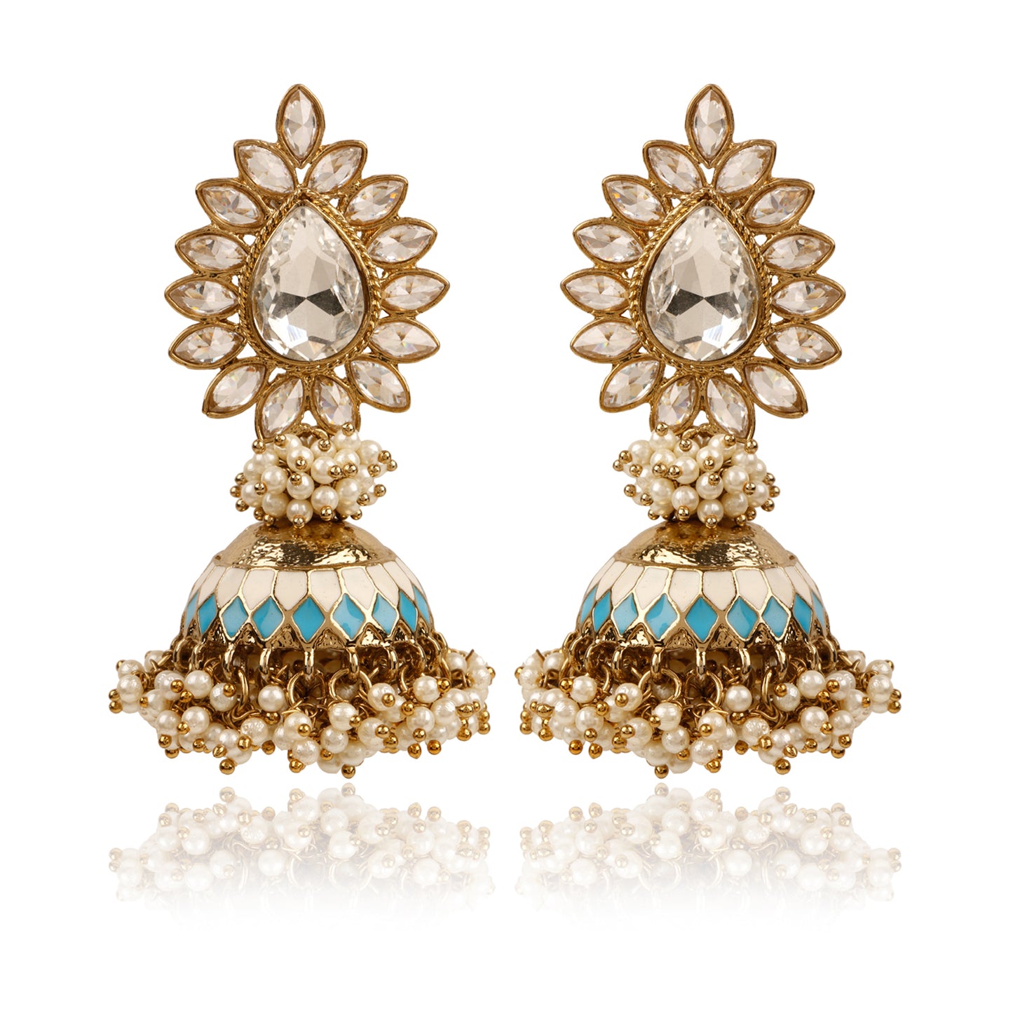 Colour Pop Pearl Jhumki