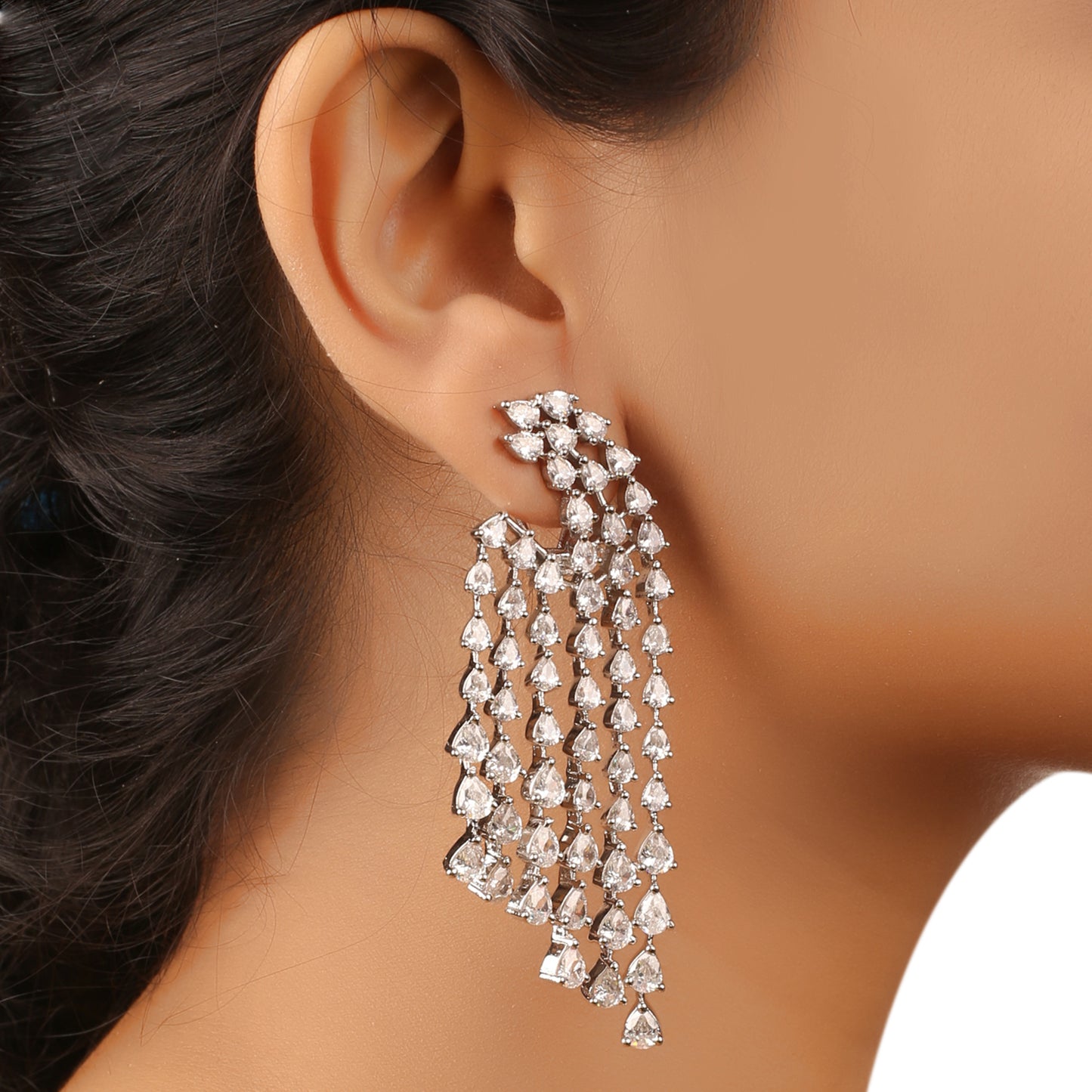 Crystal Trail Earrings