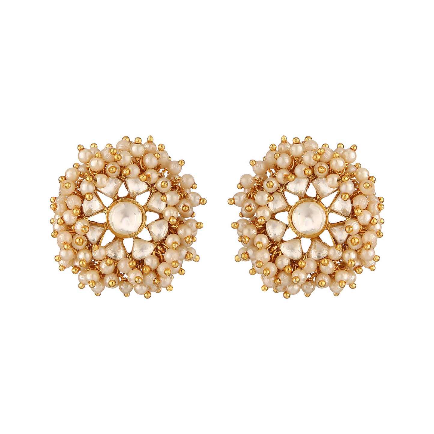 Pearl Cluster Earrings