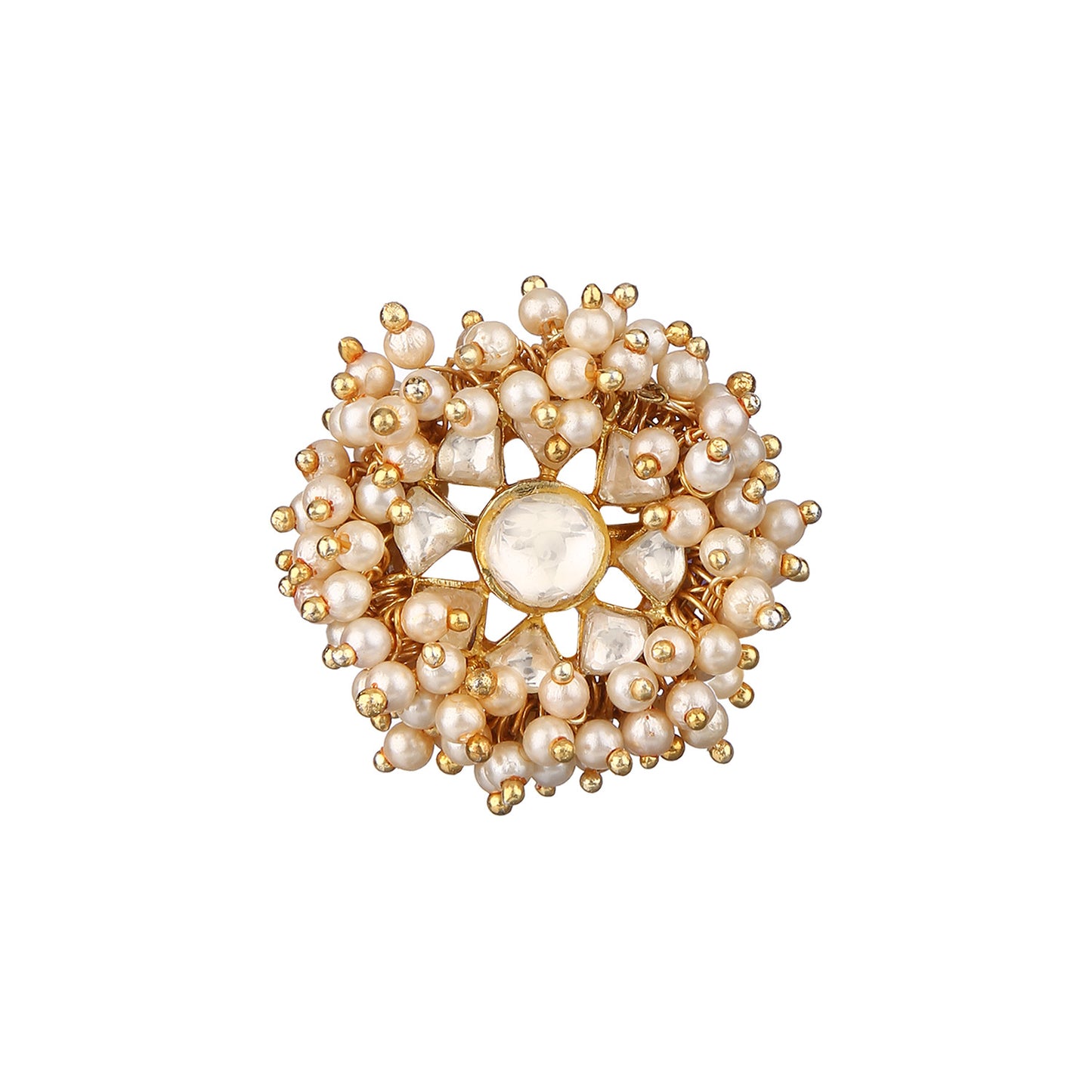 Cluster Pearl Ring
