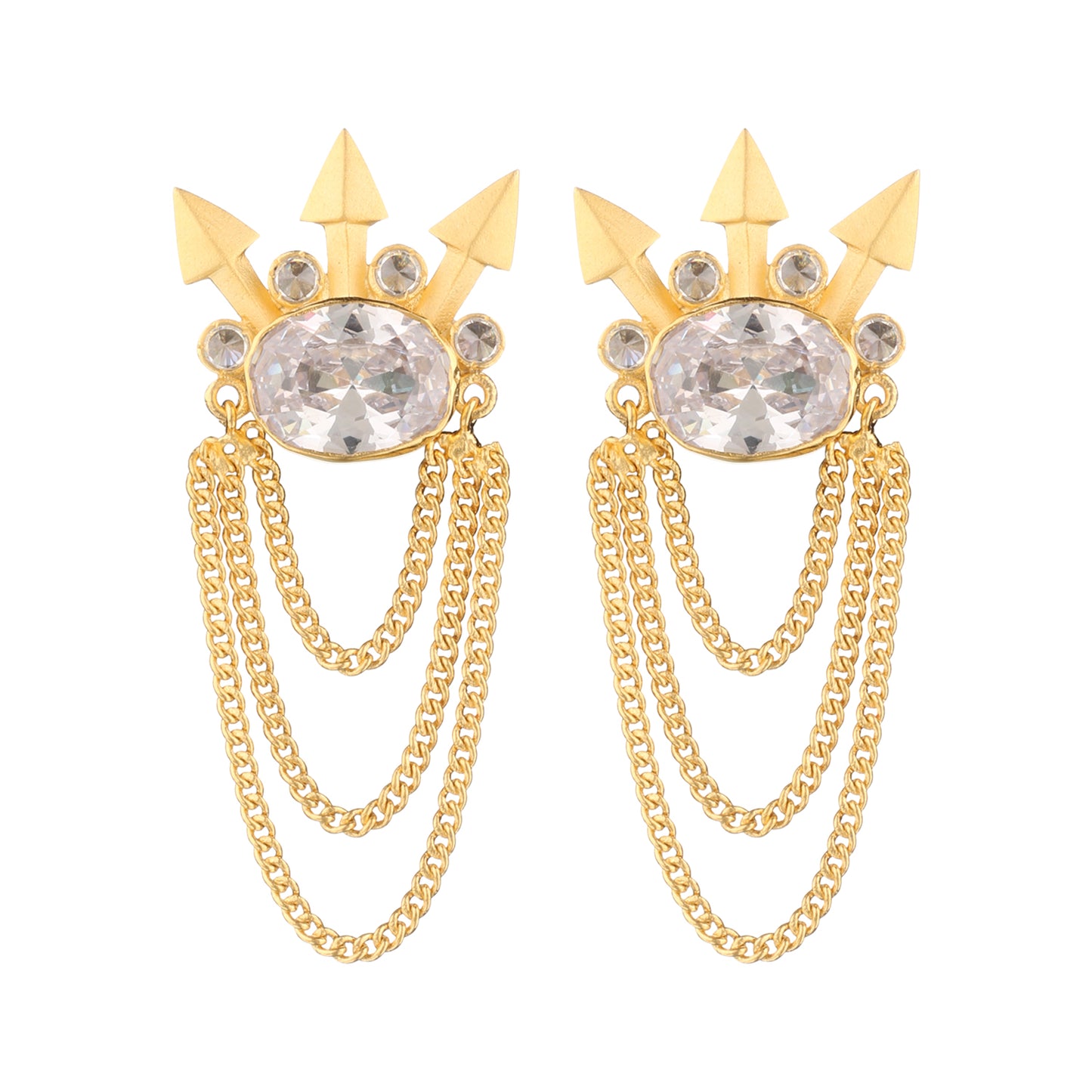 White Citrine Earring