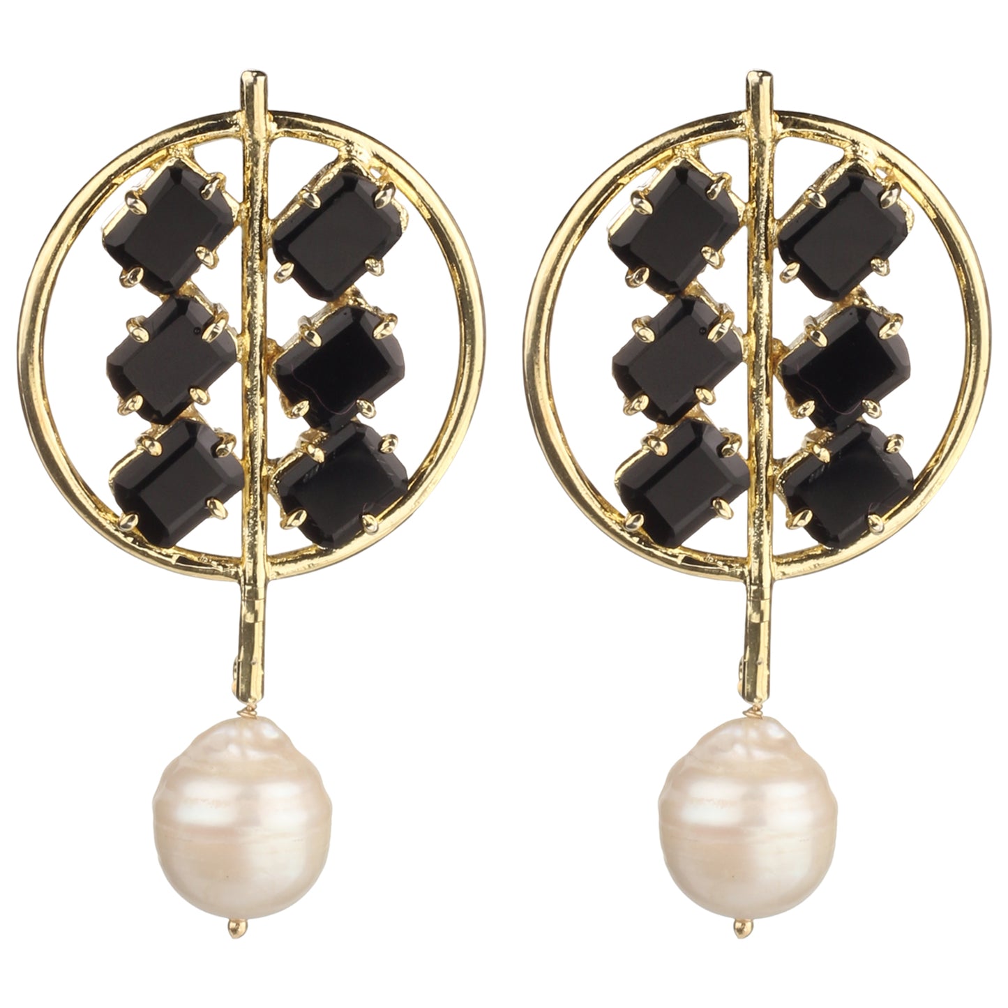 Black Pomona Earring