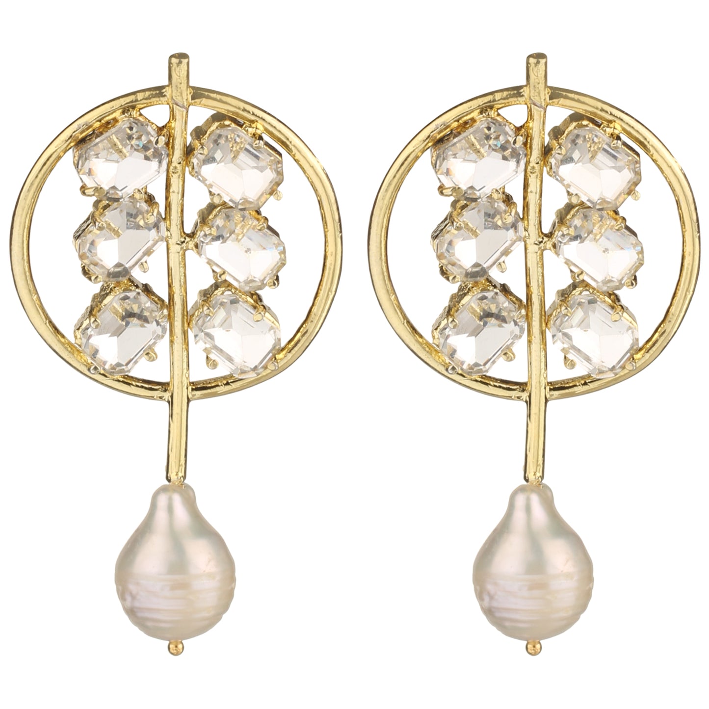 White Pomona Earring