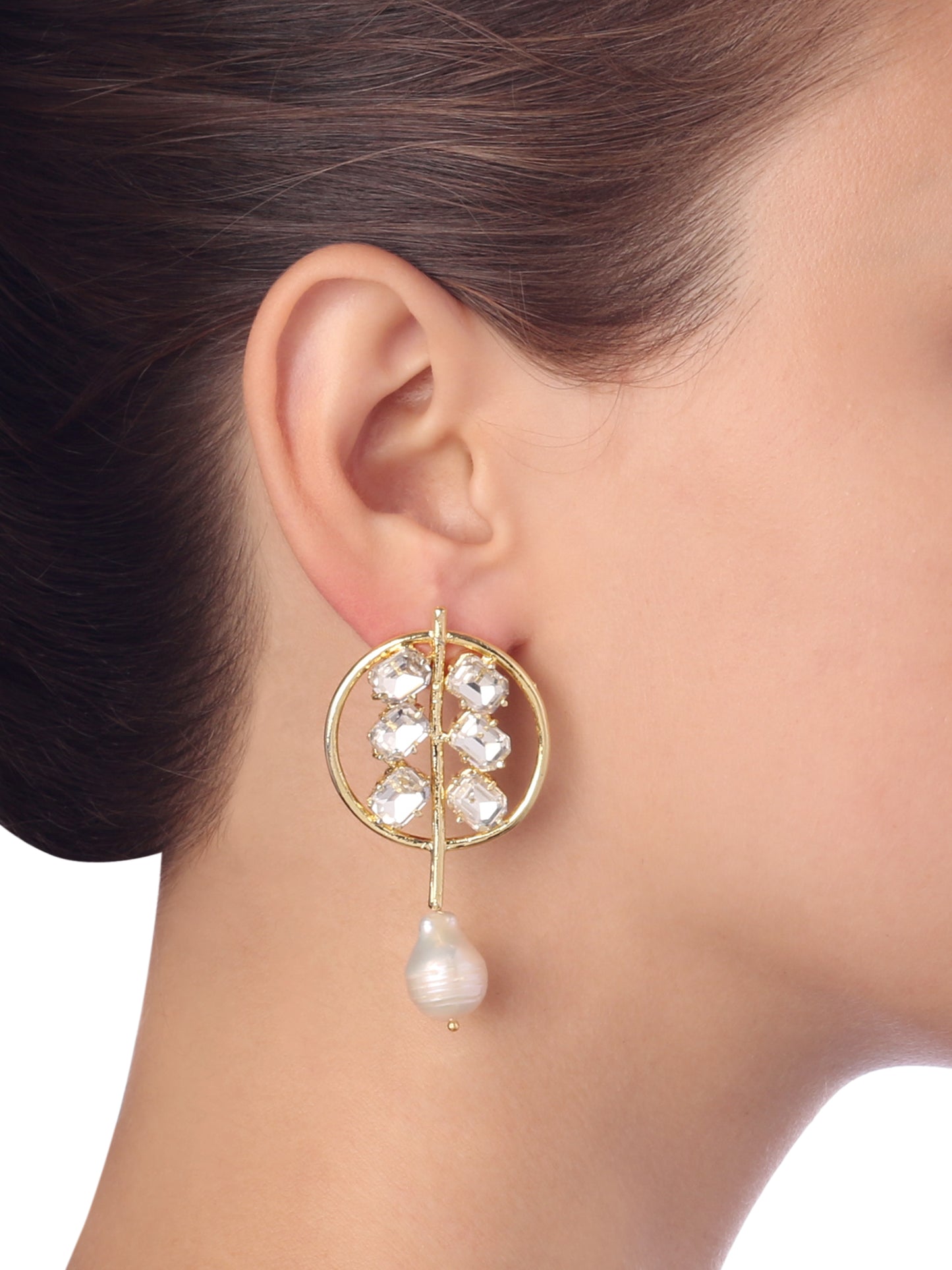 White Pomona Earring