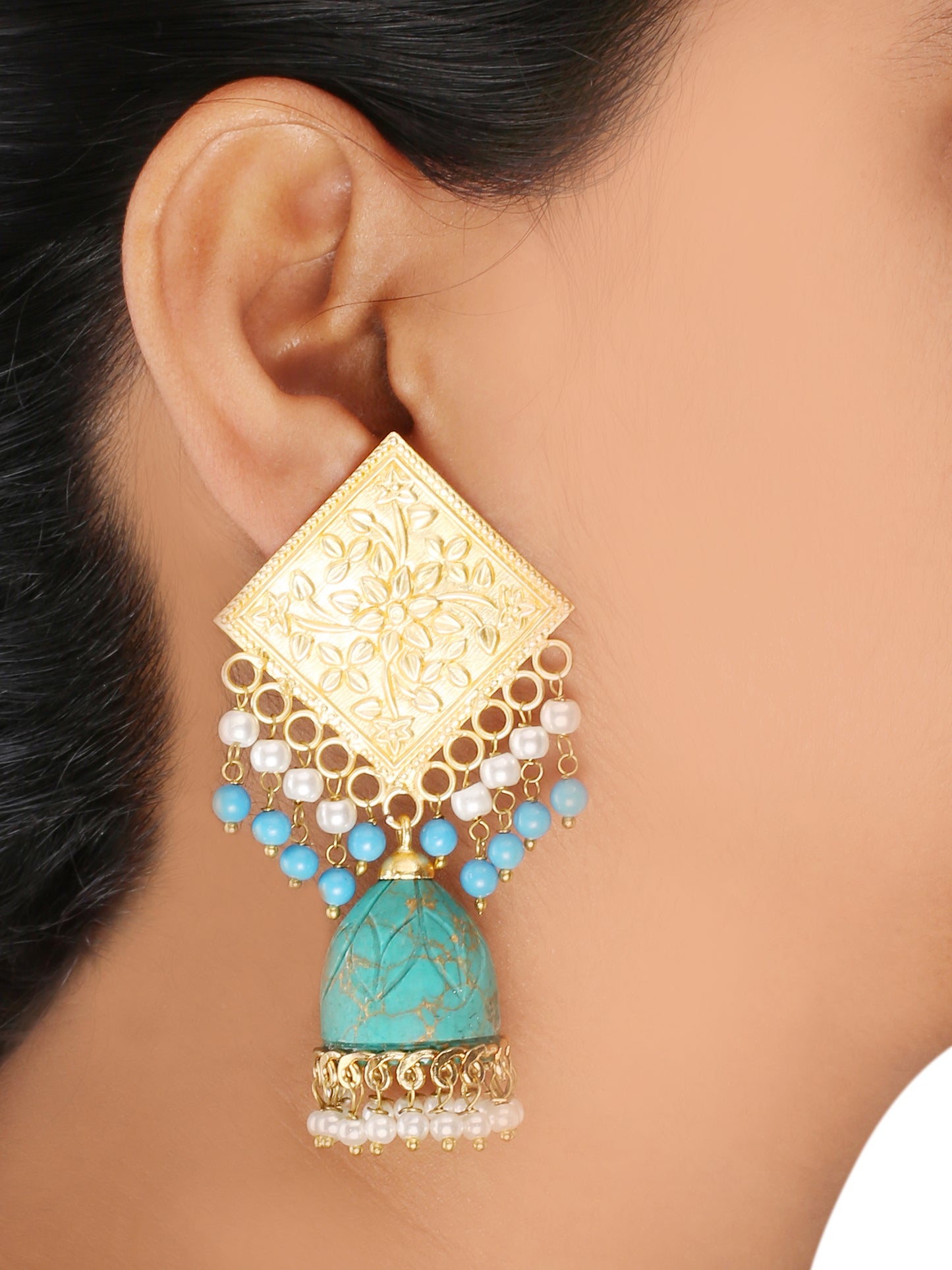 Multicolour Jhumkas