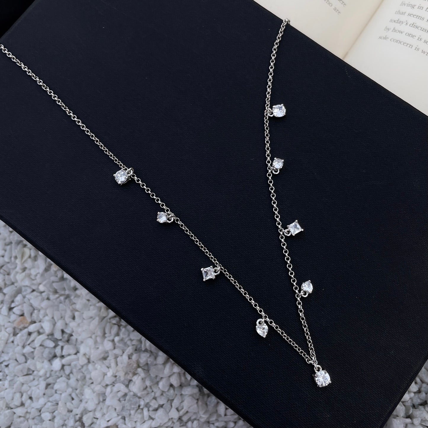 Dainty Stone Necklace