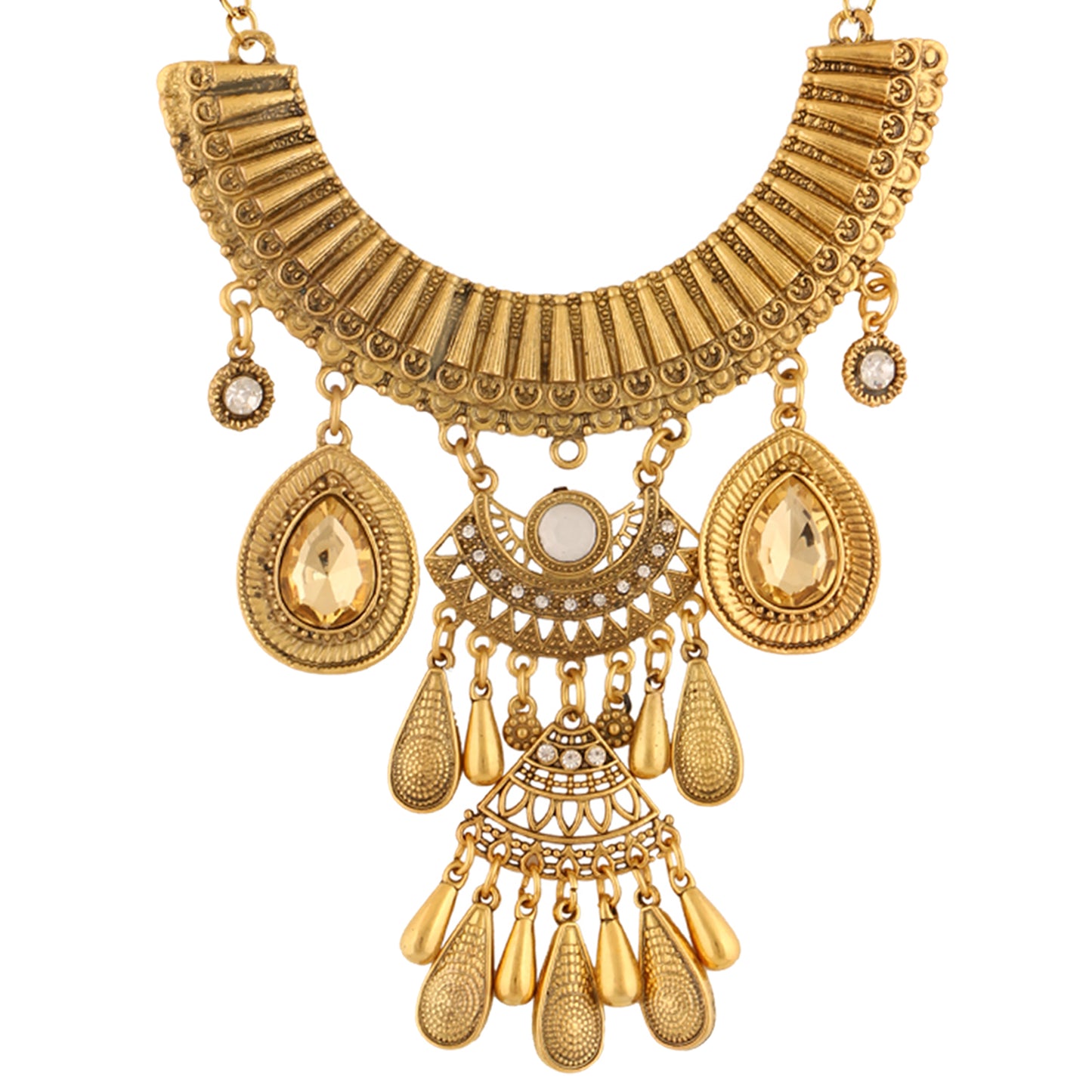 Gold Gypsy Bohemian Necklace