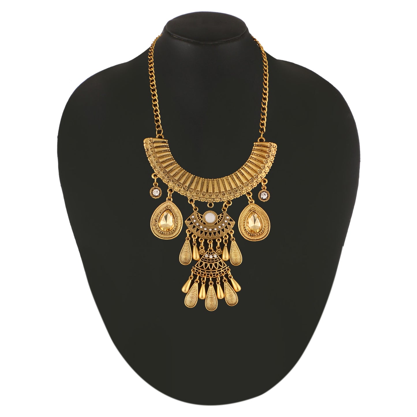Gold Gypsy Bohemian Necklace