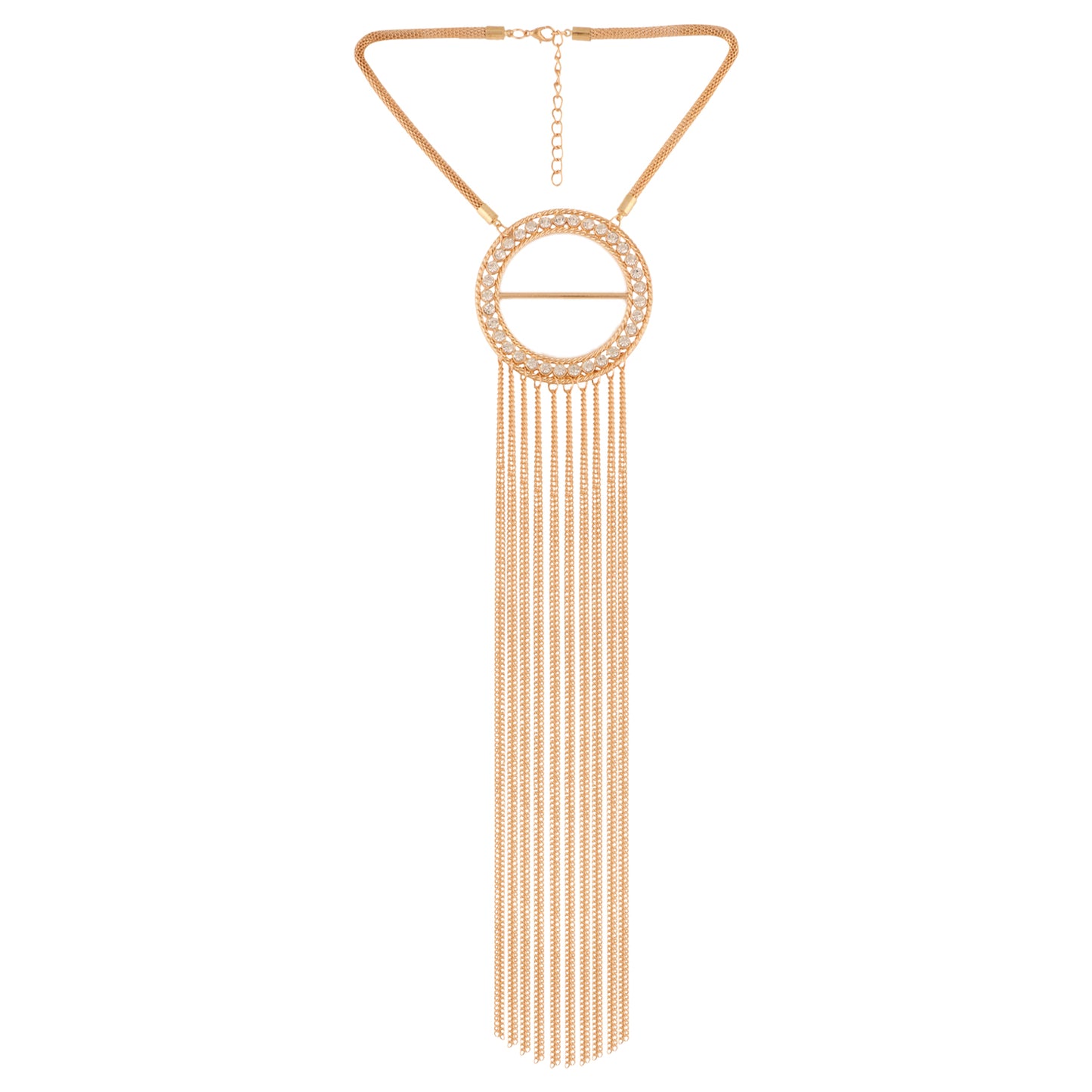 Hollow Fringe Necklace