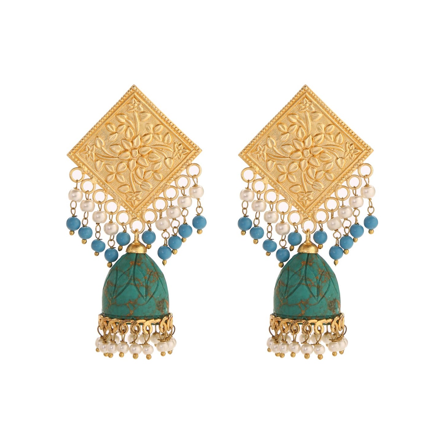 Multicolour Jhumkas