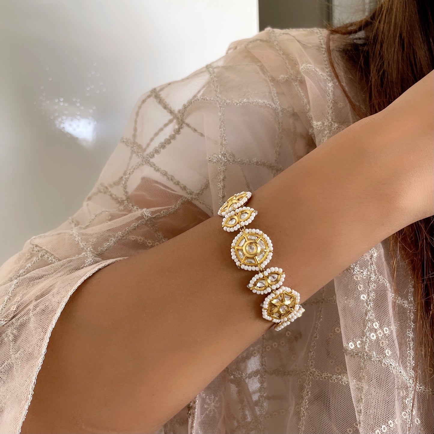 Noor Kundan Bracelet