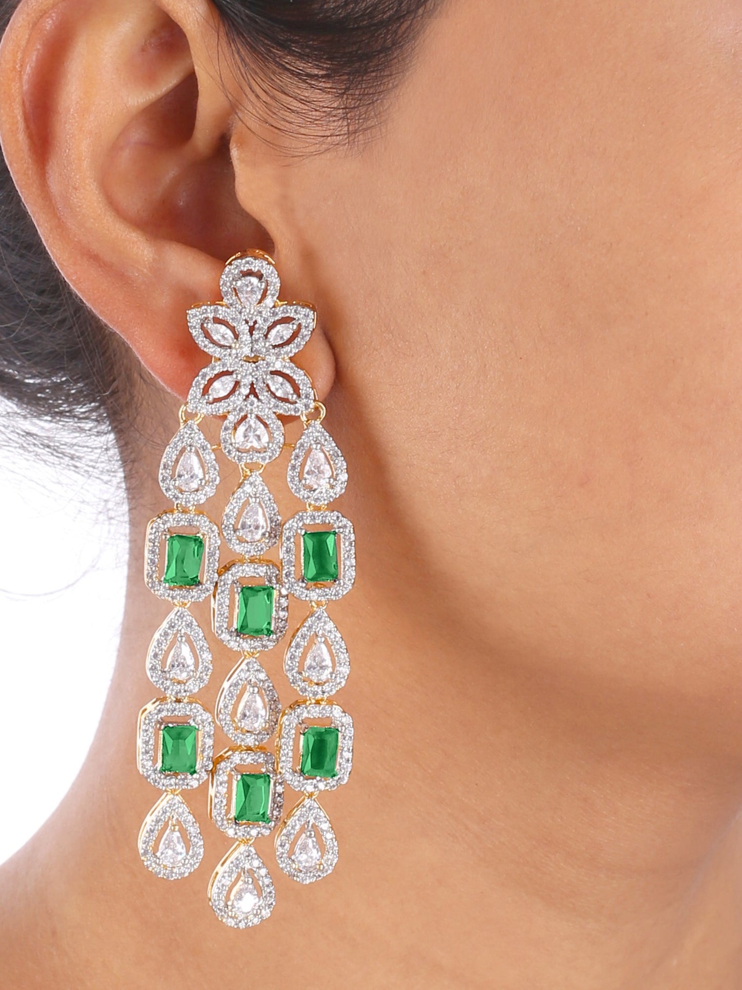 Emerald Moana Earrings