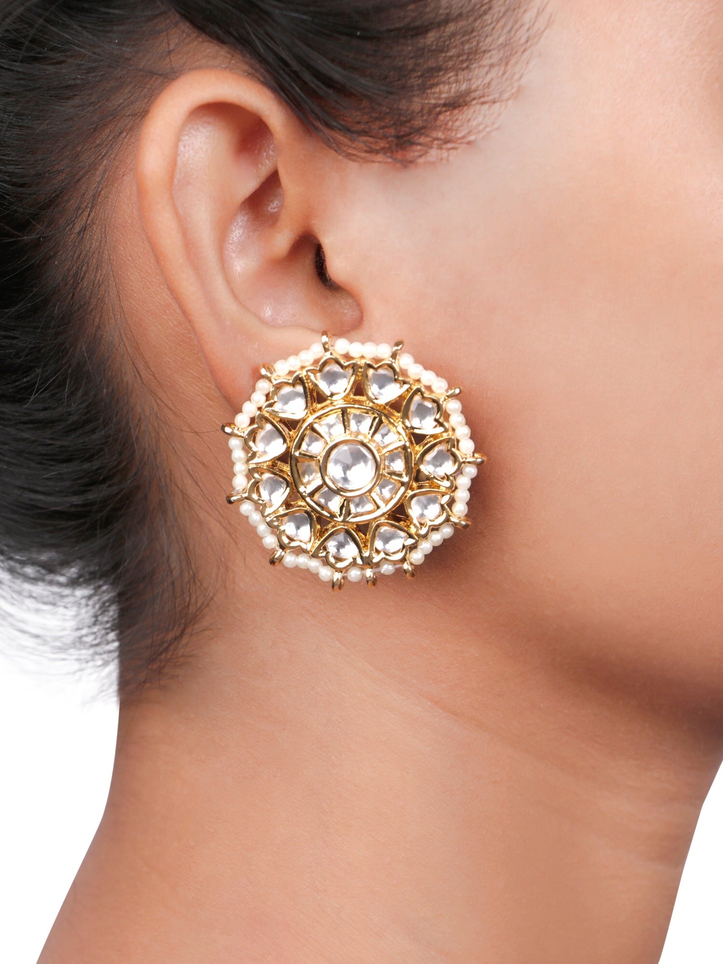 Zia Kundan Studs