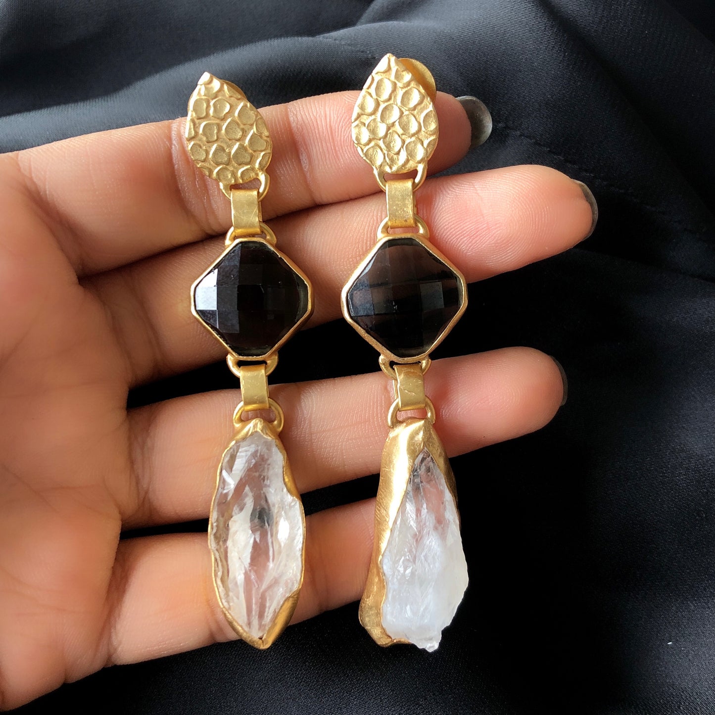 Druzy Stone Earring