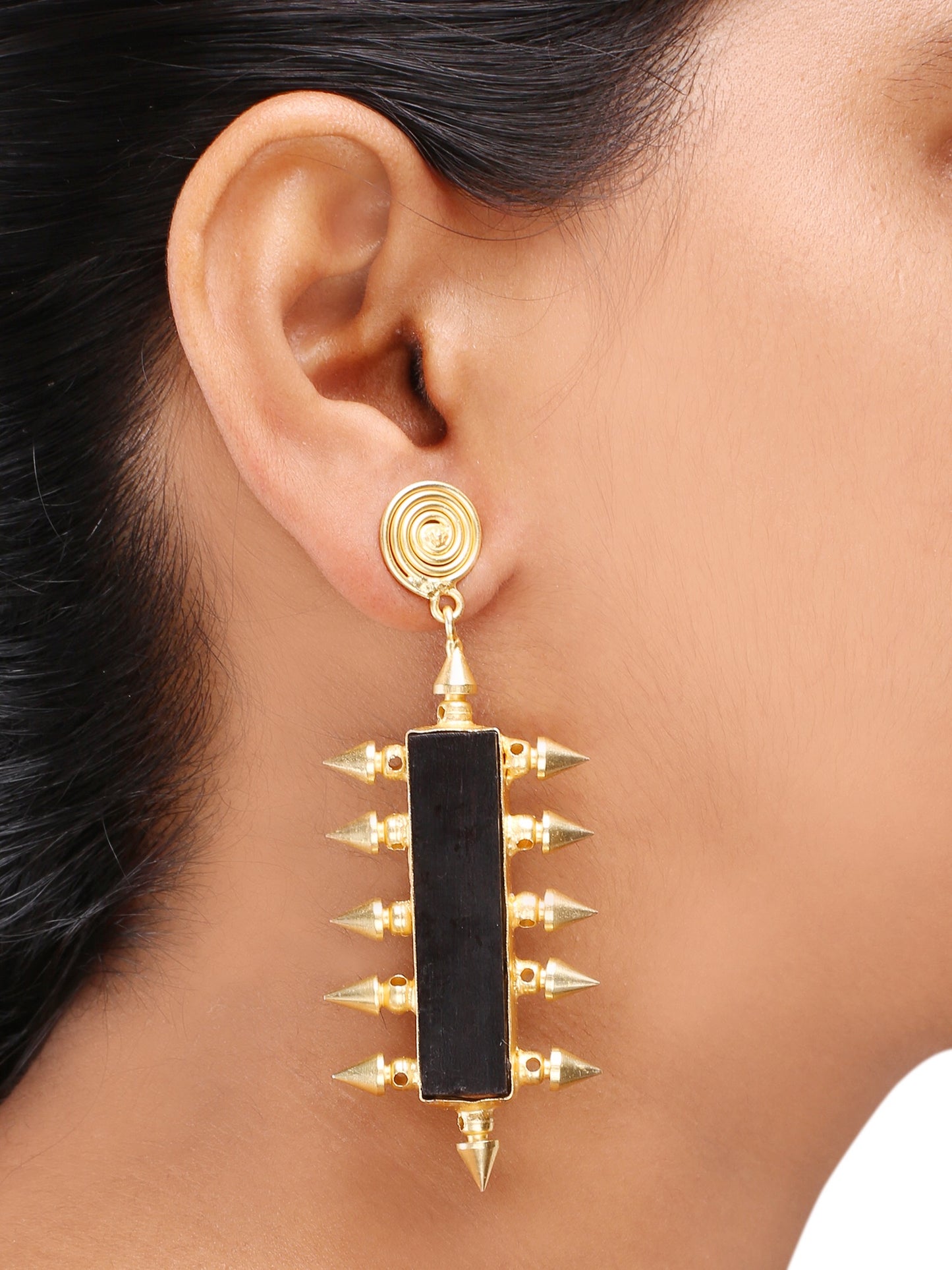 Wooden Tyra Earrings