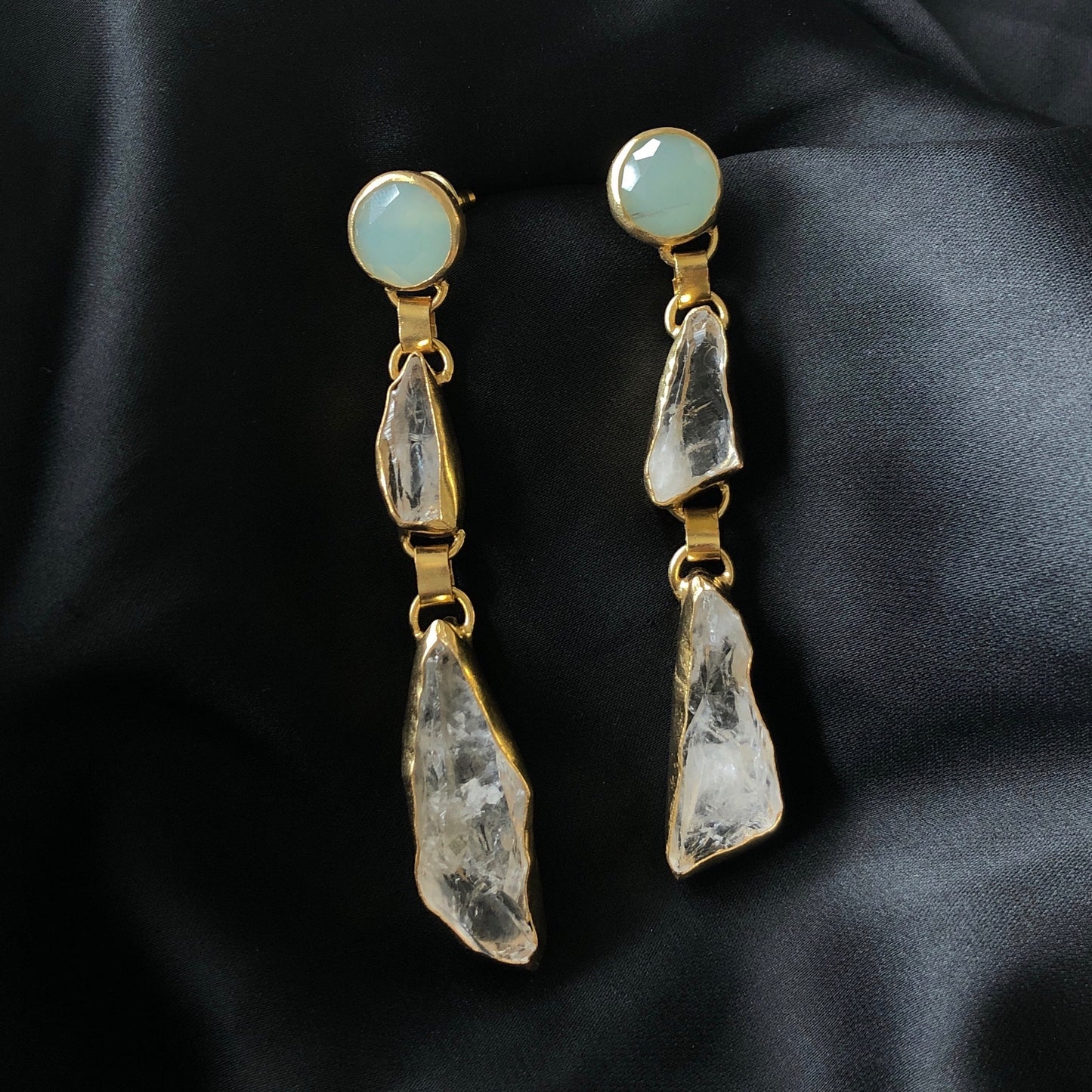 Druzy Stone Earring