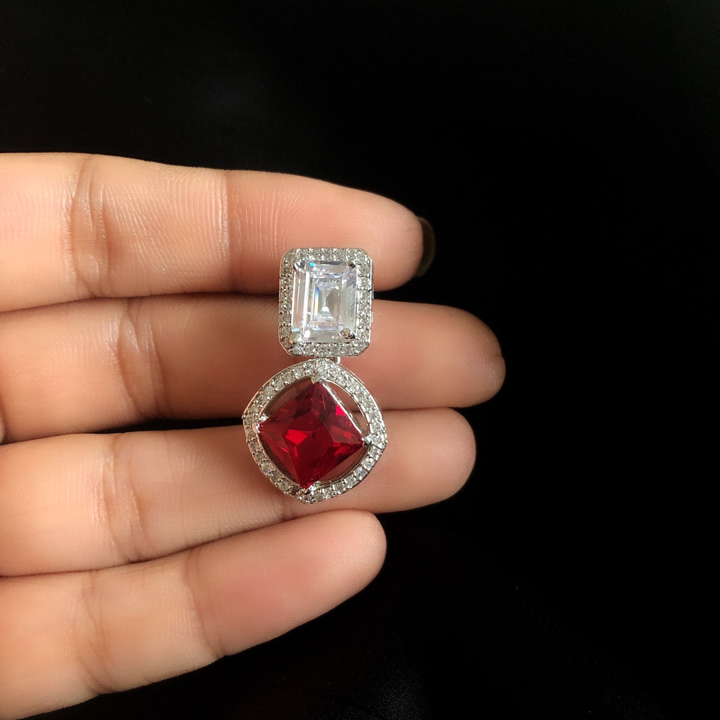 Maira Ruby Earrings