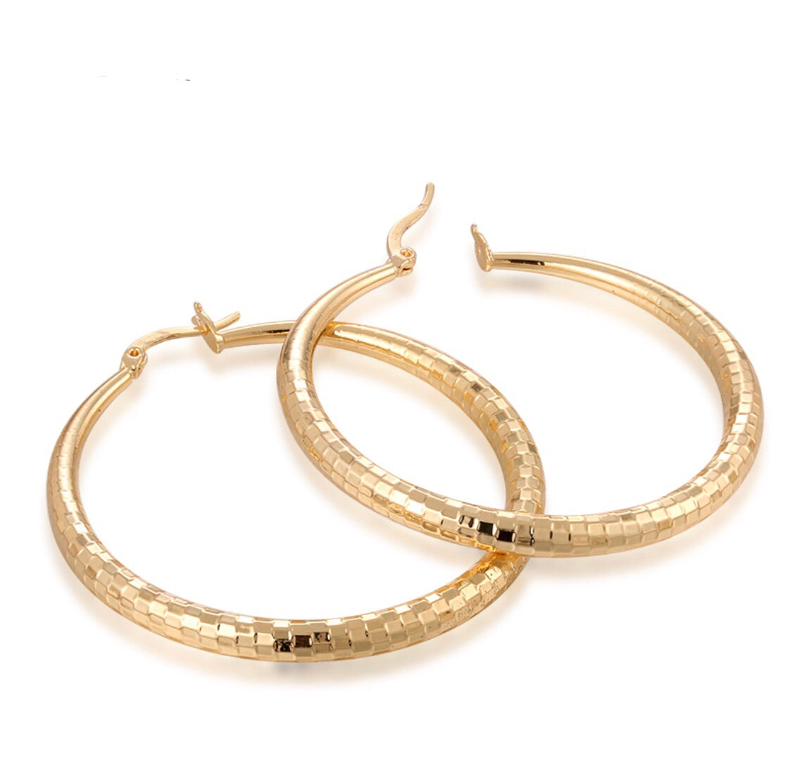Mosaic Hoop Earrings