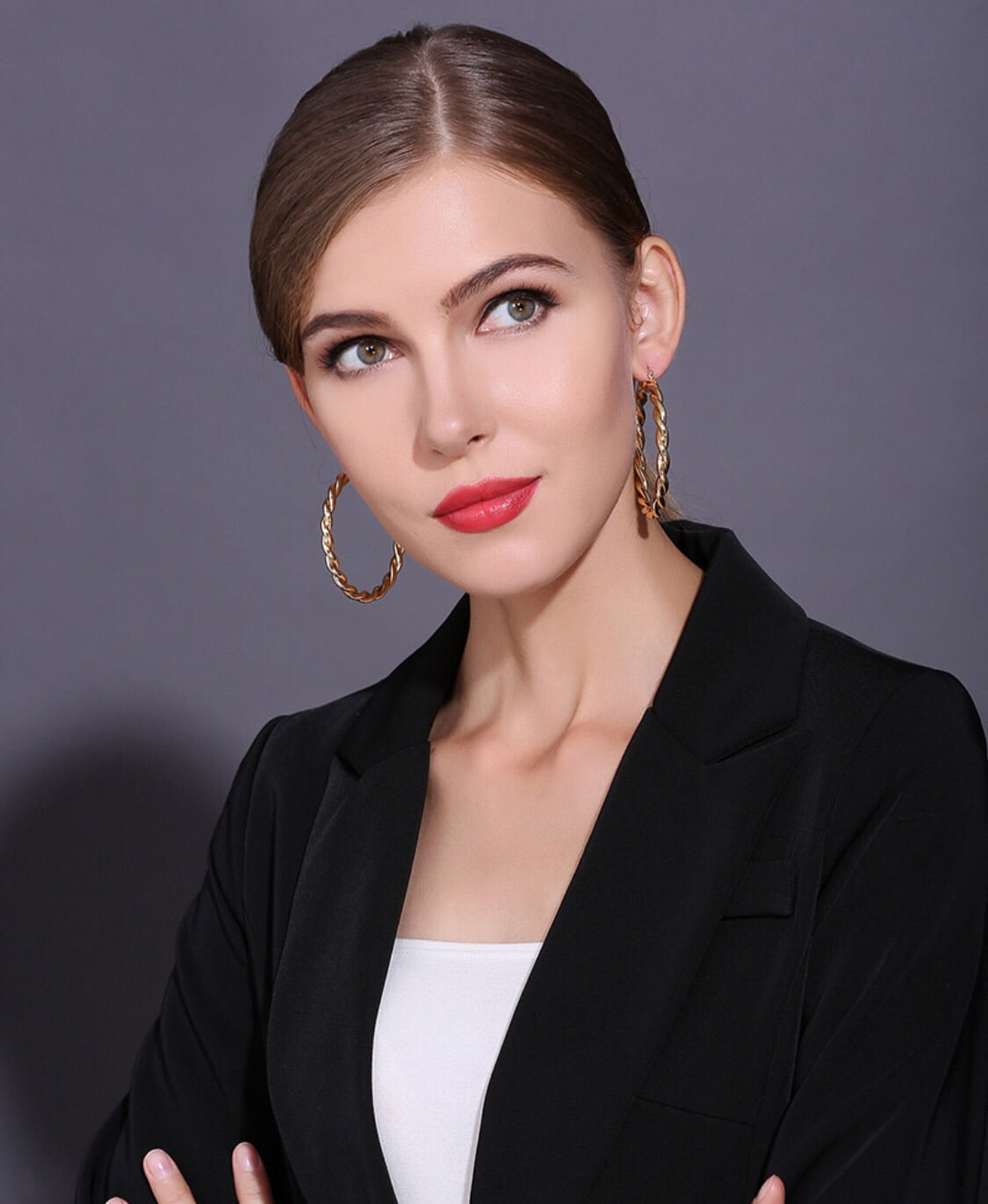 Intertwined Hoop Earrings