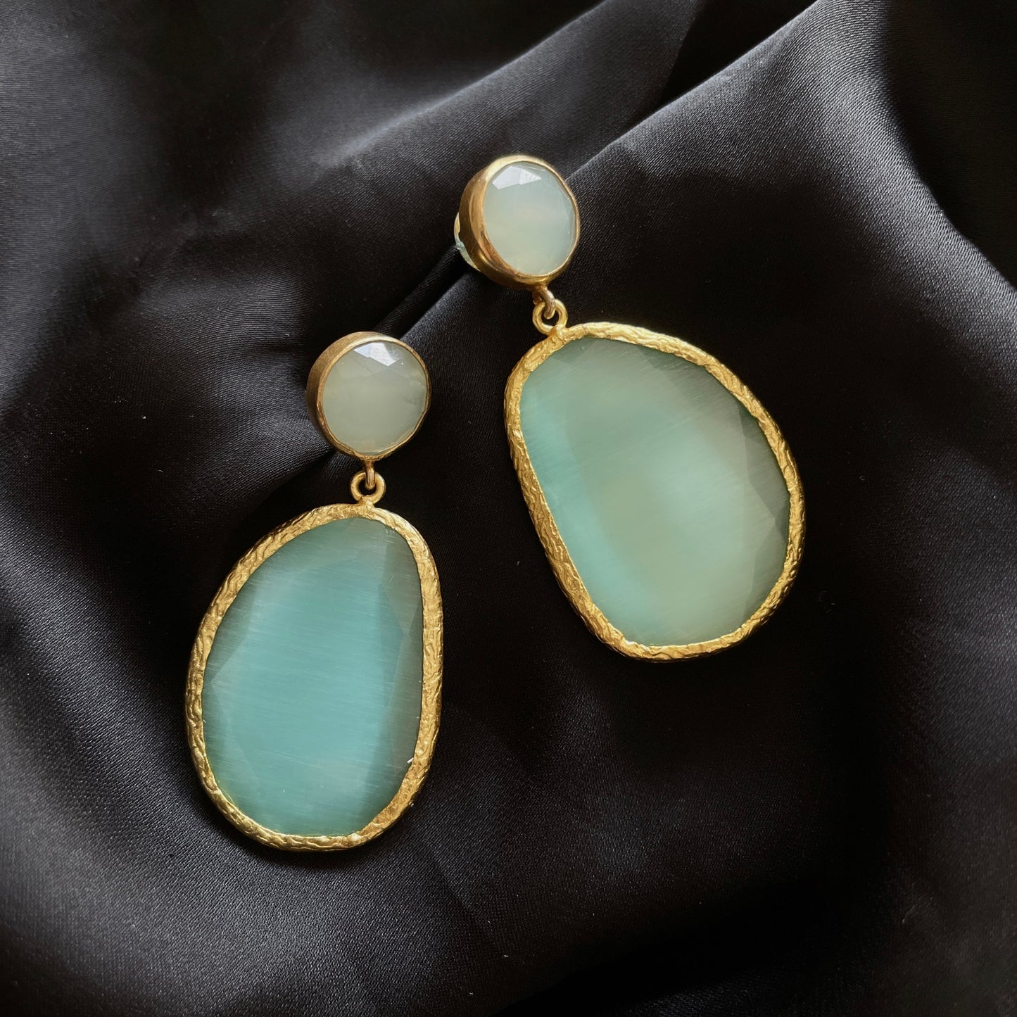 Mint Drop Earrings