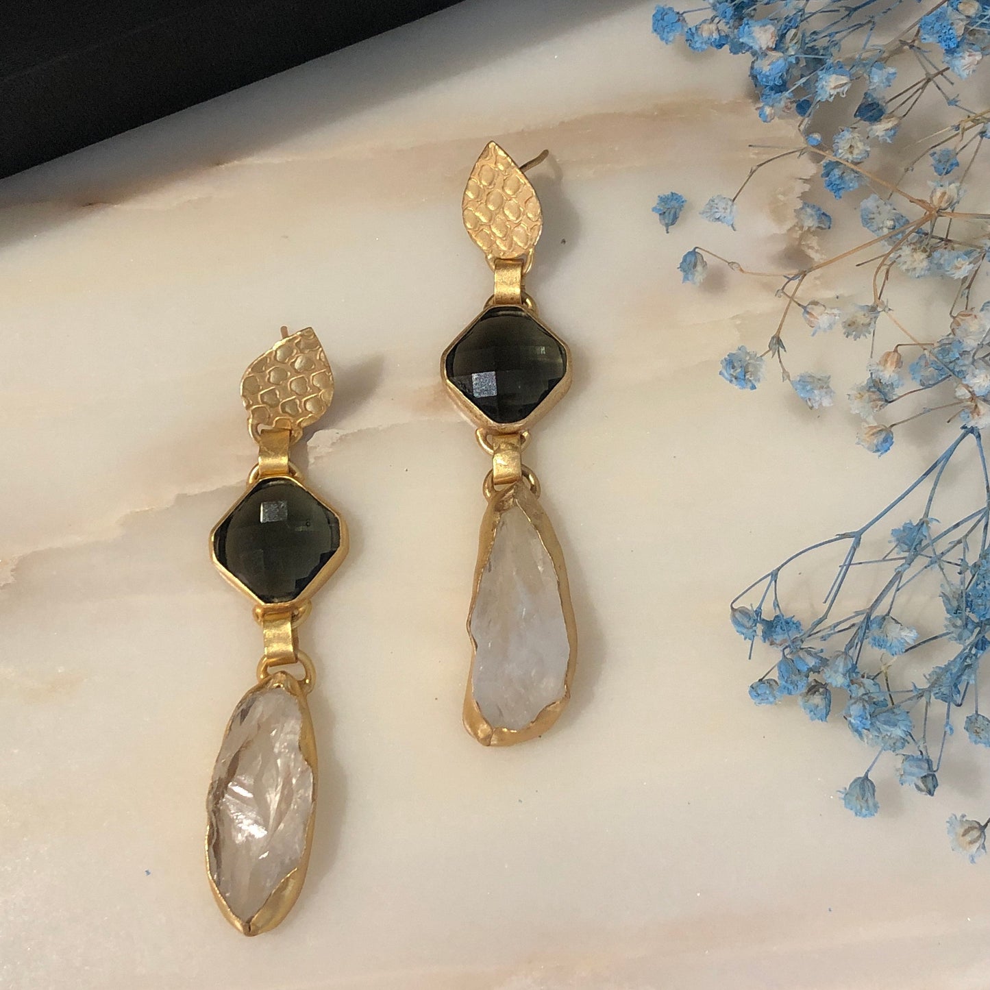 Druzy Stone Earring