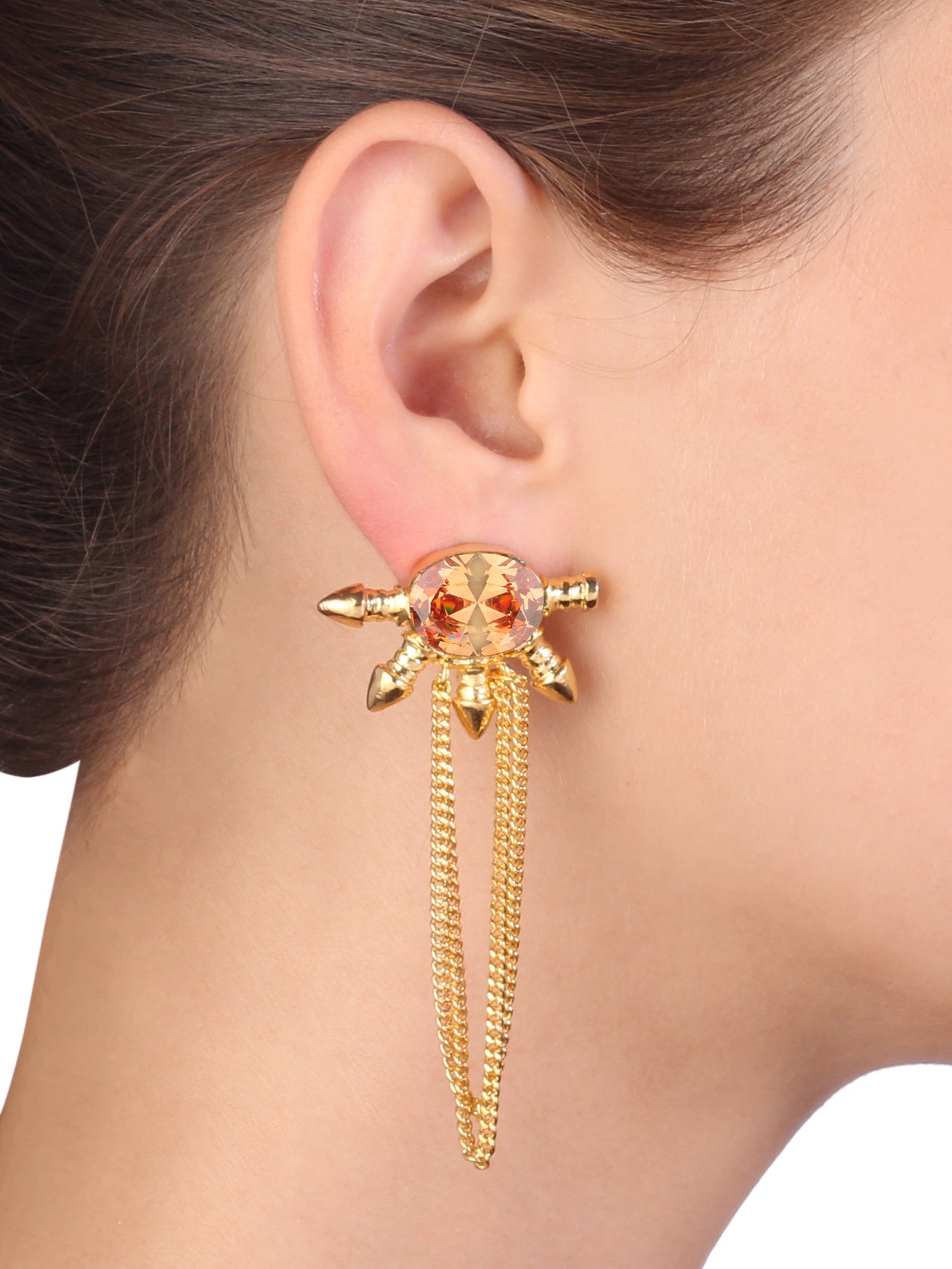 Topaz Tassel Earring
