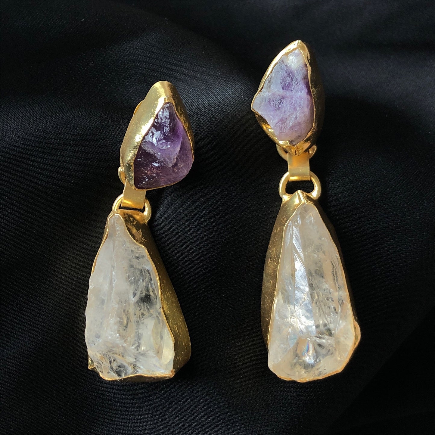 Druzy Stone Earring