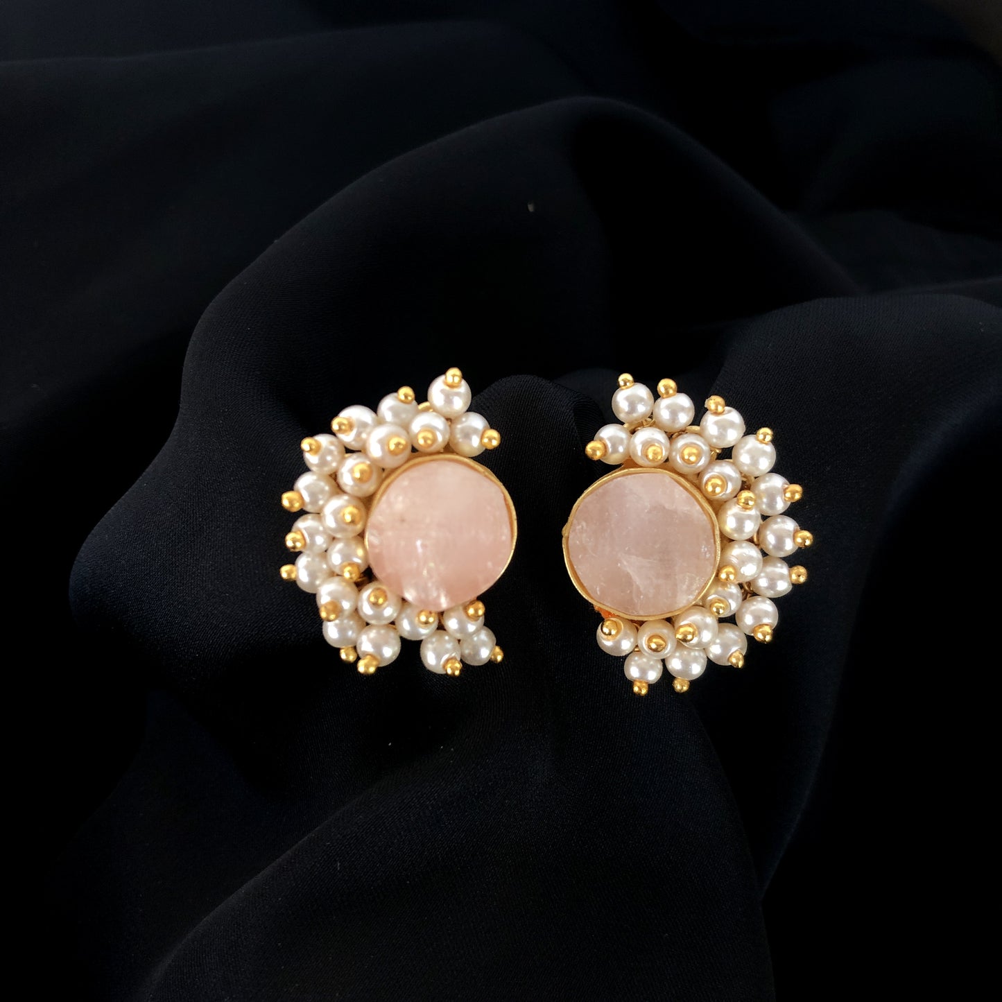 Pink Druzy Ring