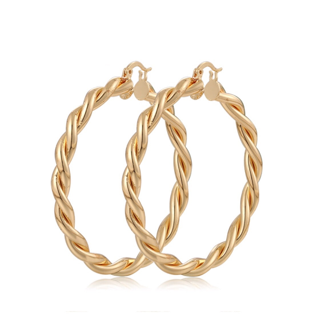 Intertwined Hoop Earrings