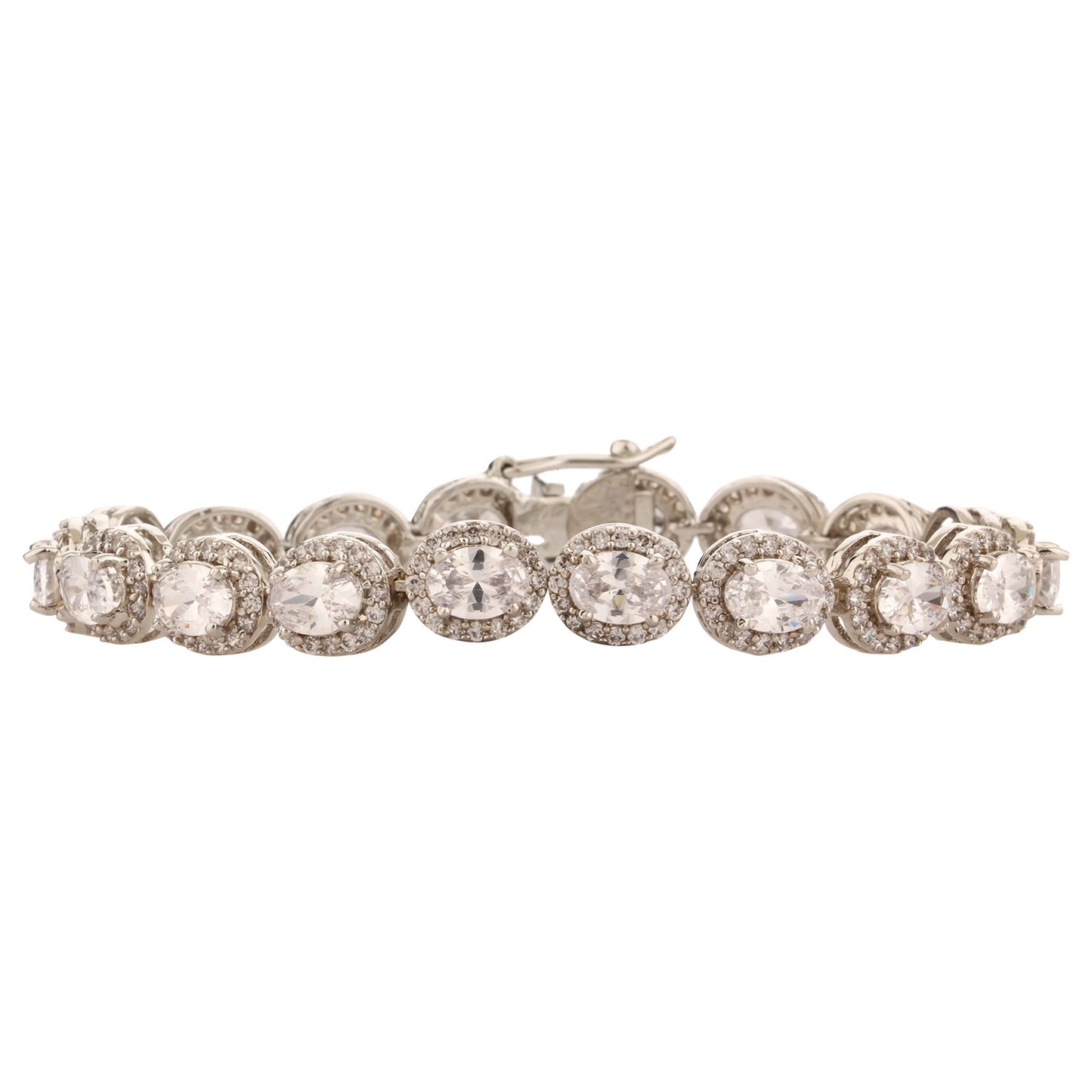 Oval Stone Tennis Bracelet