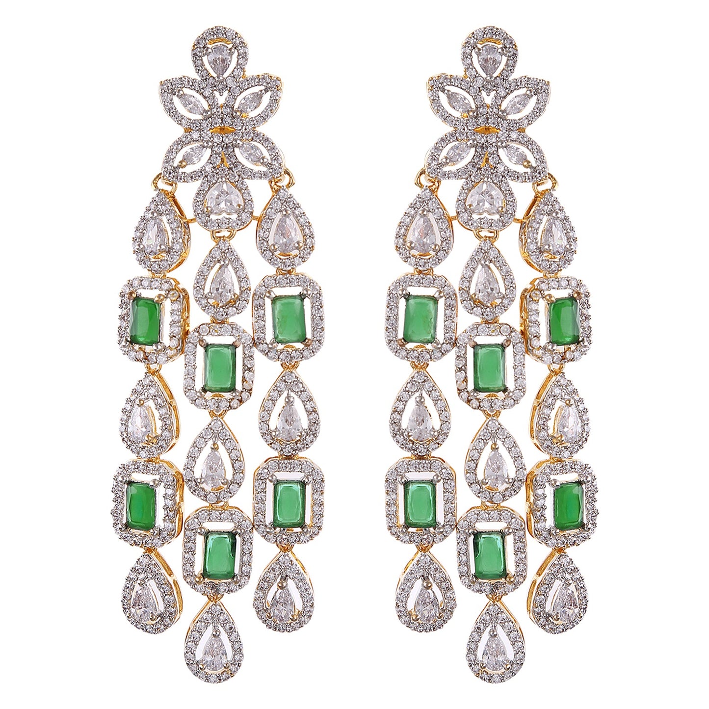 Emerald Moana Earrings