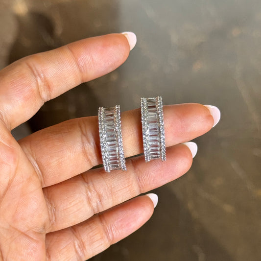 Ellie Diamond Hoops