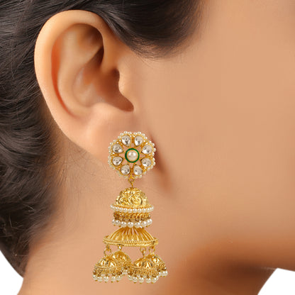 Four Way Jhumka Earrings