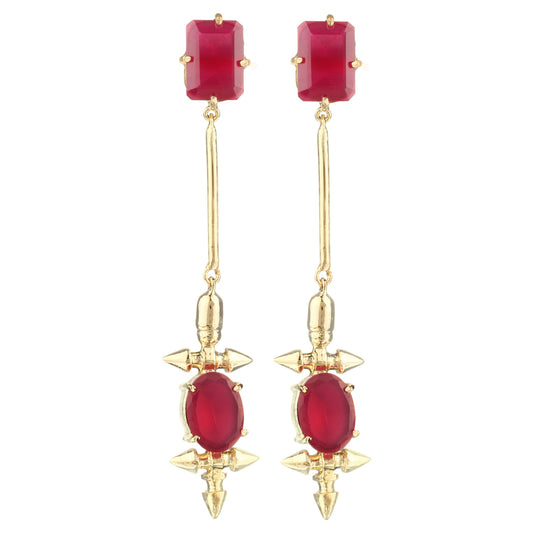 Red Magaux Earring