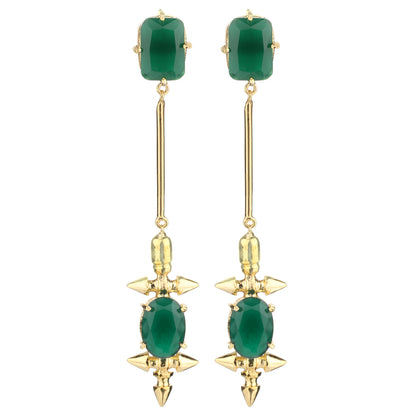 Green Magaux Earring