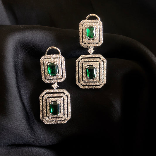 Evelyn Emerald Earrings