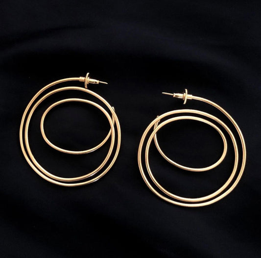 Gold Aria Hoops