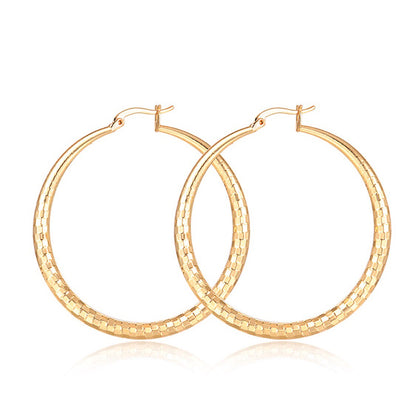 Mosaic Hoop Earrings