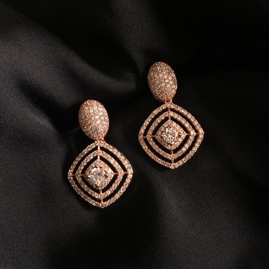 Rosegold Feroze Earrings